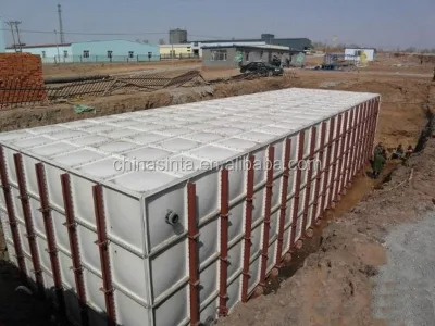 Corrosion Resistance Fiberglass Modular Water Tank Grp Panels Water Tanks FRP/GRP About Ground Potable Water Storage Tanks