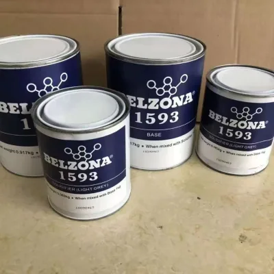 SL Belzona 1593 Two-Part Epoxy Repair Compound, Light Grey Industrial Grade Coating for Corrosion & Wear Protection