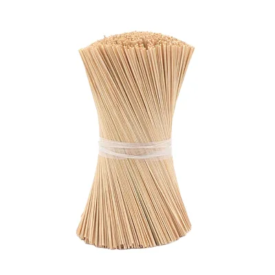 Manufacturers Wholesale Religious Use Bulk Customized Natural Round Joss Unscented Incense Raw Material Agarbatti Bamboo Stick