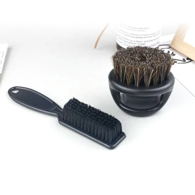 Neck and Face Cleaning Multifunctional Handle Tools Set Shaving Men Beard Barber Neck Brush for Salon Home Use