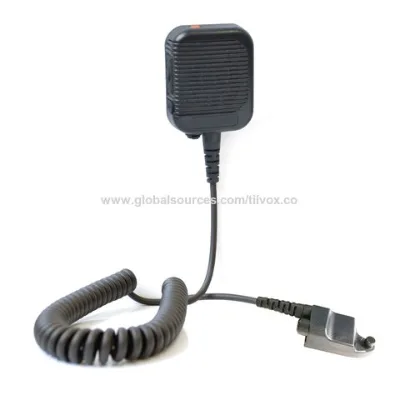 IP68 waterproof remote speaker microphone with emergency button and volume control for HARRIS 700P