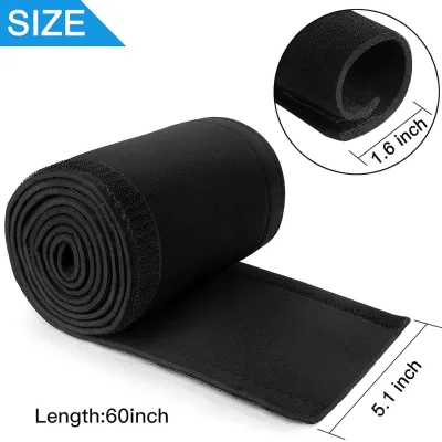 60" Neoprene Cable Management Sleeve for Marine Trolling Motor Wire Organizer Cover Wrap