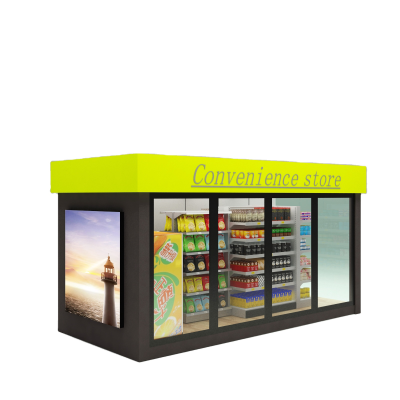 New 20ft Folding Container Coffee Shop Restaurant Shipping Container Bar Cafe