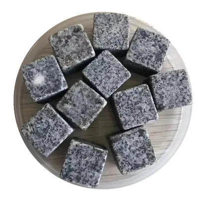 Dark Grey Granite G654 Whis Key Dice Ice Cube Stone for Cooling Wine Drinks
