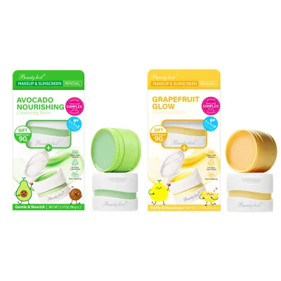 All Skin Types Vegan Moisturizing Gentle Organic Cleansing Makeup Remover Deep Cleanses Nourishes Private Label Cleansing Balm