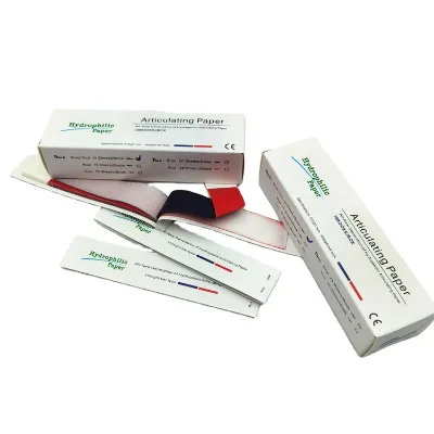 Good Price Articulating Paper Dental Straight Shape Thick Red & Blue Two Color