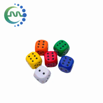 Unisex Custom Logo Soft Toy PU Foam Stress Ball Anti-Stress Reliever Promotions Dice Design Foam Product