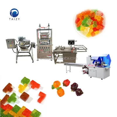 Candy Depositor Fruit Flavor Strawberry Gummy Candy Production Line for Jelly Candies