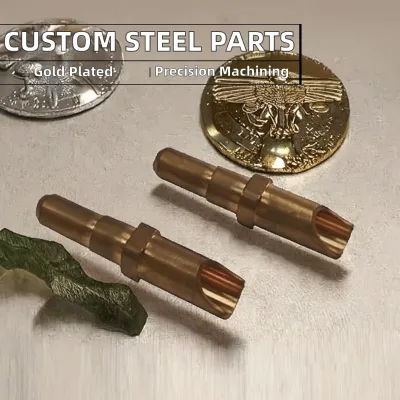 Custom CNC Machined Stainless Steel MIG Welding Torch Connector Parts-Turning Drilling Broaching Services