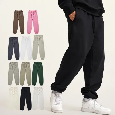 Wholesale Men's Plus Sweatpants Custom Printed Design Eco-Friendly Breathable Hip Hop Winter Casual Fitness Jogging