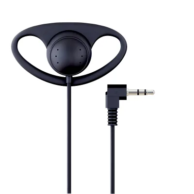 Wired BK Chipset LDAC 3.5mm D-shape Hook Earphone Tour Guide Headset 120cm Cord Aviation Use