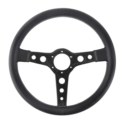Best Selling Universal 14 Inch 350mm Flat Dish Carbon Fiber Racing Steering Wheel