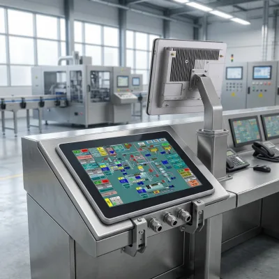 IP65 Waterproof Aluminum Case 10.4 Inch Celeron J1900 Industrial De Panel DC 9-36V 2 COM RS232 485 for Kiosk