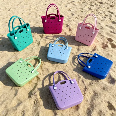 Beach Bags Lightning Design EVA Bags - Lightweight Beach Tote, Waterproof & Durable Foam Injection Material Rubber Bags