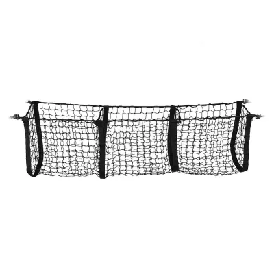 Adjustable Elastic Truck Net Heavy-Duty Universal Cargo Net with 3 Pockets New polyester stretchable design