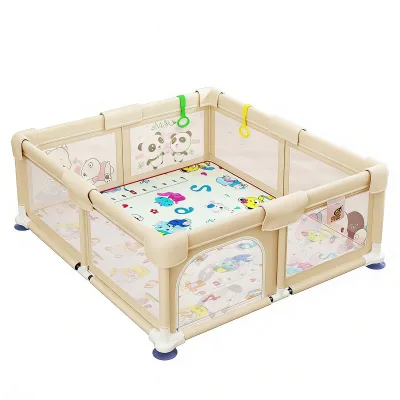 Indoor Outdoor Baby Playpen Activity Center Large Size High Quality Oxford Fabric Zipper Door Open with Balls Kids' Playpens
