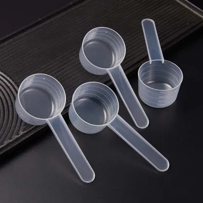 30ml/40ml/50ml/60ml/70ml Plastic Measuring Scoop Spoon Protein Powder Liquid Scoop Spoon for Supplement