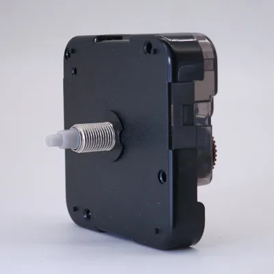 12888 HR12888-20 20MM Shaft Length Quartz Step Movement Square Art Deco Design High Battery Operated Wall Clock Mechanism Silver