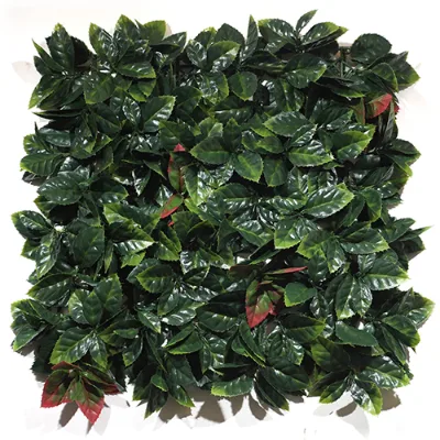 FL-794 Anti-UV Plastic Artificial Boxwood Roll Grass Panel Synthetic Mats for Indoor Outdoor Wall Decoration Birthday