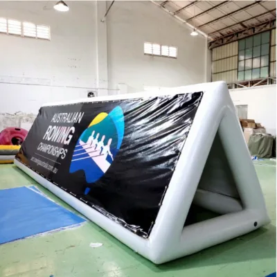 Outdoor Airtight Huge Inflatable Floating Advertising Inflatable Water Billboard for Water Floating Advertising Inflatables
