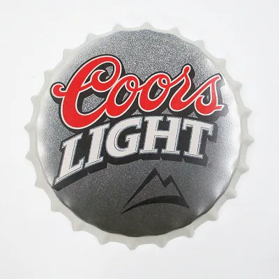 35cm 40cm Personalized Embossed Vintage Mancave Bierdop Bordjes Bottle Metal Tin Signs Cap