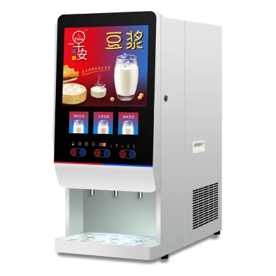 Hot Drinks Dispenser Drinking Machine Commercial Restaurant Use Instant Coffee Maker 3 Flavors