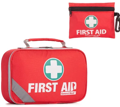 BS8599 2 in 1 First Aid Bag Home and Sports Safety Equipment Waterproof Comprehensive Kit for Kids Home Athletes