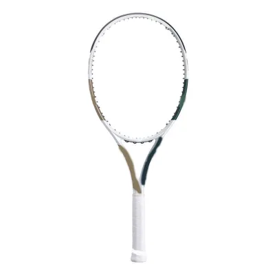 Ready Ship ALNS TR05 Unstrung Carbon Tennis Racket 285g 100sq.in White Gold Green Frame Beginner Intermediate Training Racquet