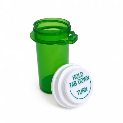 Bulk Clear Plastic Pill Bottle With Child Proof Cap for Pharmaceutical Dispensing Wholesale