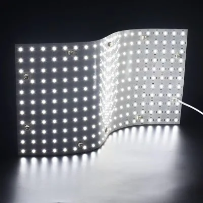 Modern 28W Power Flexible LED Panel Stylish Round Slim Panel with 6000K CCT for Workshops Display Behind Stone Glass in Malls