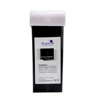 100g Soft and Hot Roll on Wax Cartridge Roller Hair Removal Black Currant Scented Wax Fo Body Bikini Legs Face Wax Depilatory