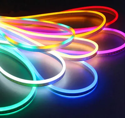 24V/48V DC Neon Flex LED Strips 2835smd 7W 120leds/M LED IP67 Waterproof Flexible Silicone Strips Neon Light Tube 2700K 3000K