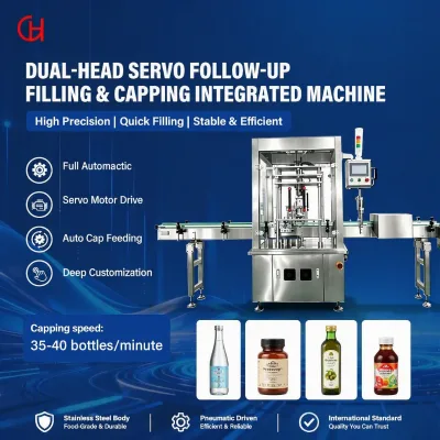 Factory Multi-function Swing Arm Servo Capping Machine Automatic Screw Capper for Liquid Bottle Capping
