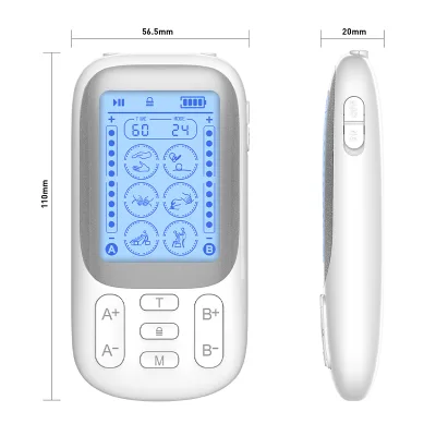 TENS Unit EMS Massage Machine 3 in 1 Combo Electrotherapy Device
