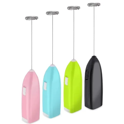 Electric Stainless Steel Silicone Whisk Egg Beater Durable Milk Frother Coffee Blender Eco-Friendly Hand Wash Only