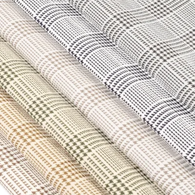 Striped Lattice Print PU Synthetic Leather Leatherette for Handbags, Sofa and Shoes