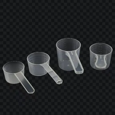 Transparent Plastic Measuring Spoon 30ml/40ml/50ml/70ml/100ml Pet Capacity Fixed Food & Mixing Spoon
