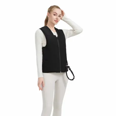 Customized Equestrian Airbag Vest Outdoor Horse Riding Anti-Injury Protection High Quality Nylon Spandex Vest With Custom Logo