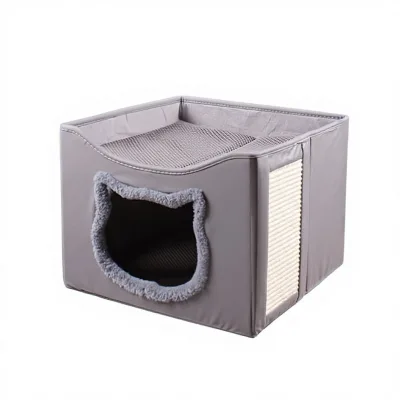 Double-layer Cat Nest Storage Folding Anti-scratch Cloth Washable Summer KSXMW-001