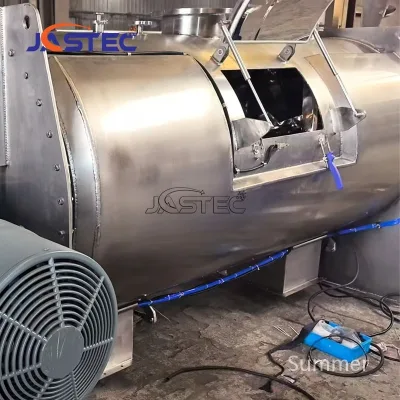 Animal Feed Mixer Poultry Cattle Feed Mixing Machine Double Twin Shaft Paddle Mixer
