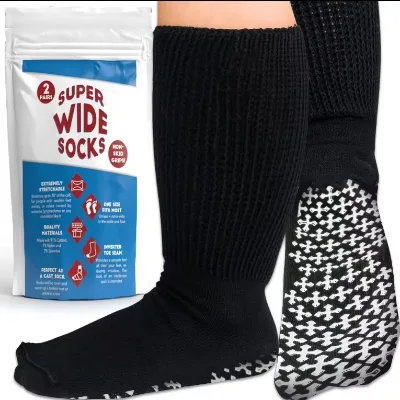 Wholesale No Slip Diabetic Pressure Ankle Socks Hospital Diabetic Socks Sale Bamboo Extra-Wide Diabetic Anti-Bacterial Socks