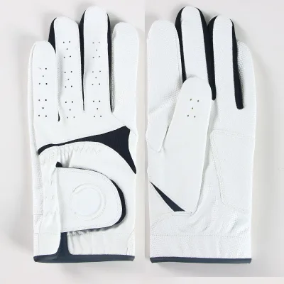 Men's Breathable Left Hand Golf Glove with Anti-Slip Palm Full Finger Custom Logo Option Durable & Adjustable for Gym Sports Use