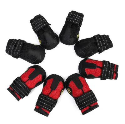 Wholesale Pet Dog Shoes Pet Shoes for Dogs Waterproof Dog Rain Boots With Anti-Slip Sole