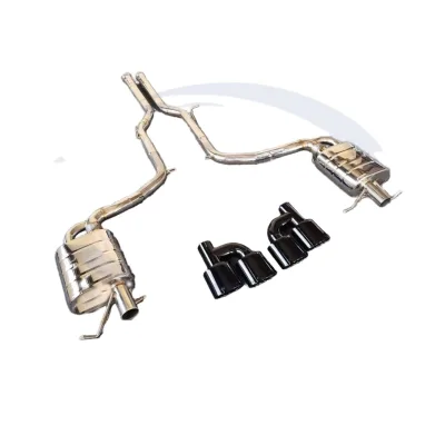 Hot-Sell Tuning Exhausted System Catback for Mercedes Benz W204 C63 AMG 304 Stainless Steel Valve Muffler Remote Control Exhaust