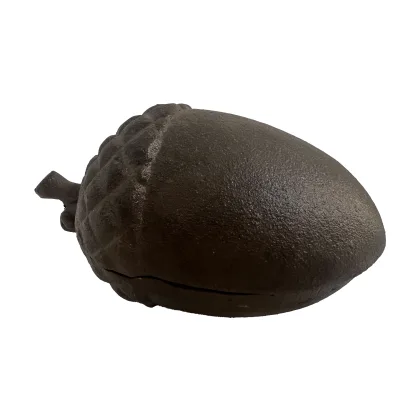 2024 New Cast Iron Home Storage & Organization Storage Tank with Wrought Iron Key Box and Pine Cone Decoration