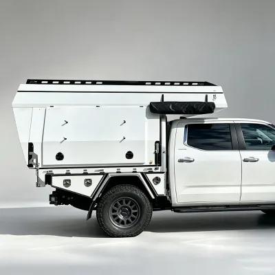 GVM Friendly Lightweight 3mm Aluminum Slide-On Camper Dual Cab Ute Camper Off Grid Camping