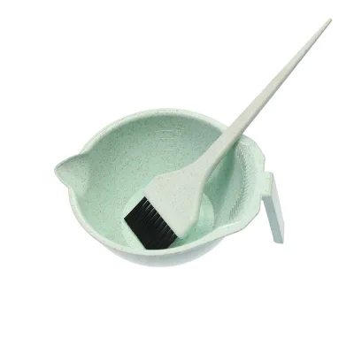Custom Logo Wholesale Eco-friendly Biodegradable Wheat Straw Hair Coloring Tinting Brush Tinting Bowl