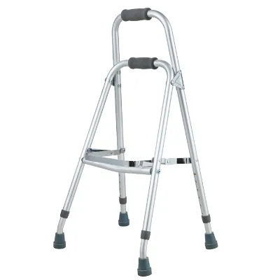 Adjustable One-Arm Walking Assist with Height Adjustment Silver Color