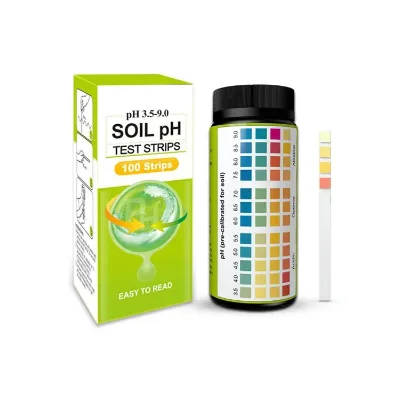 Garden Soil ph test Strip 3.5-9.0 ph Paper Indicator Soil test Kit