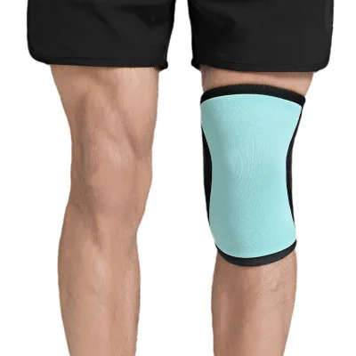 Neoprene Weightlifting Knee Pads | Breathable Mesh, Adjustable Straps - Squat Deadlift Support (Dual-Layer Protection)